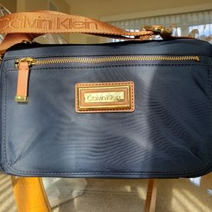 Navy Calvin Klein handbag